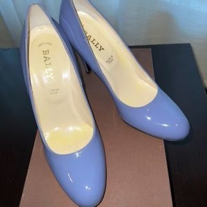 Authentic Bally Glycine Calf Patent leather pumps US 10M